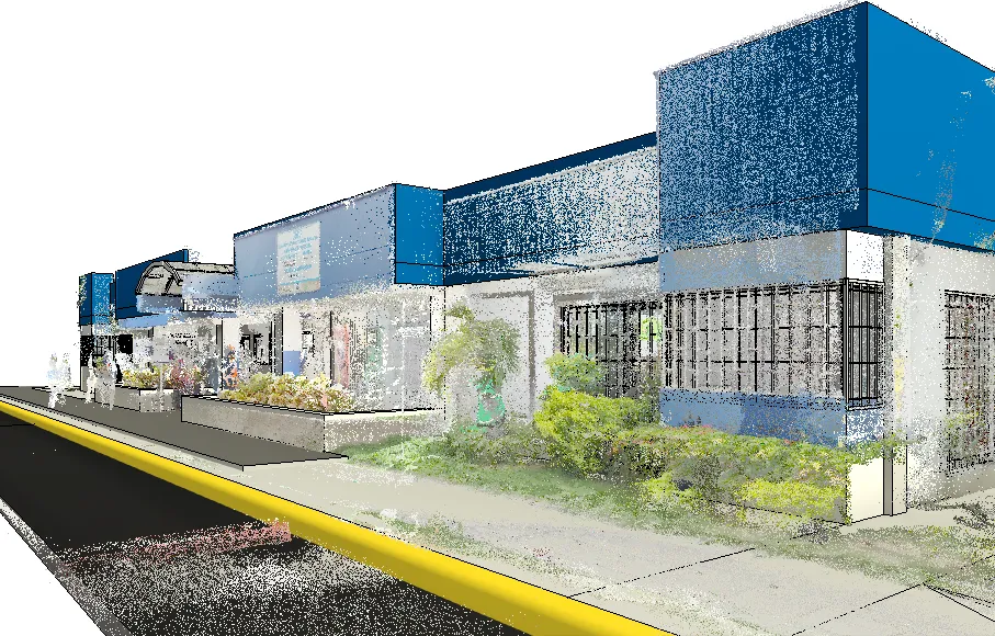 estructura de edificio para servicios de ingeniería y digitalización BIM